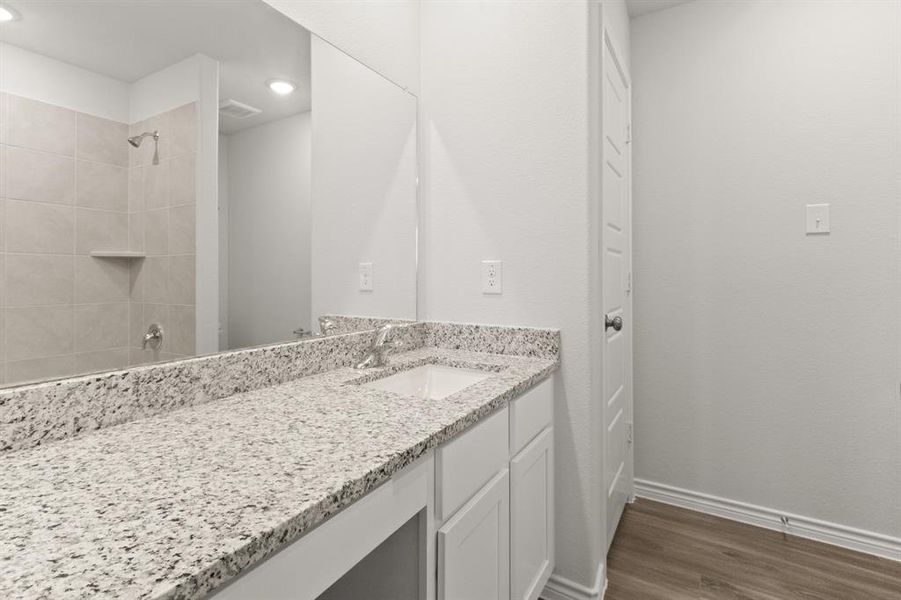 Furnished interior view inside a new home in Retreat at Fossil Creek, Fort Worth (Image 10).