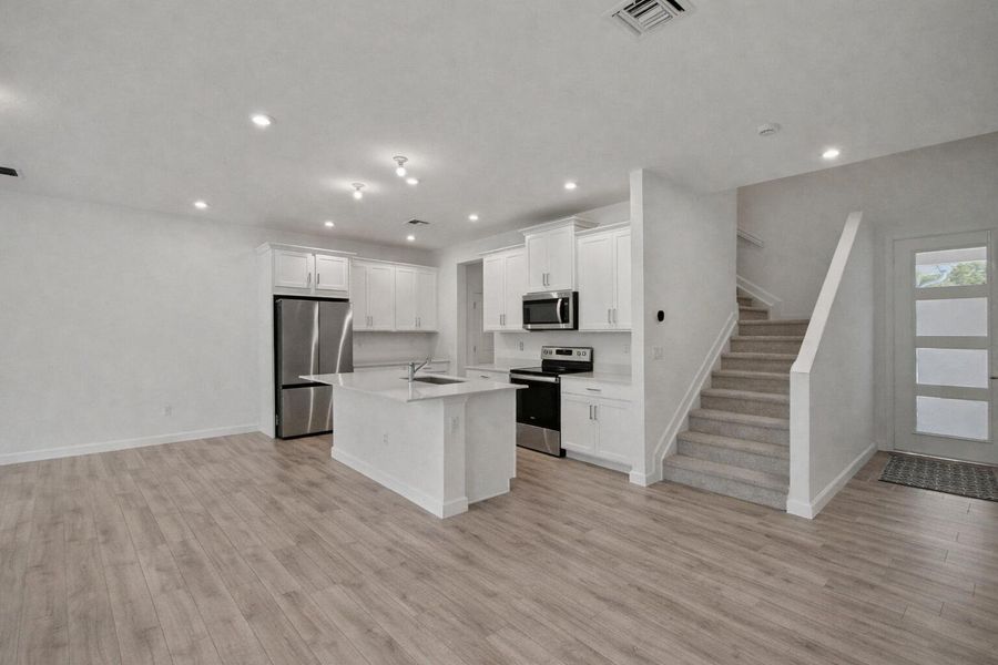 Virtually Staged Tile Flooring
