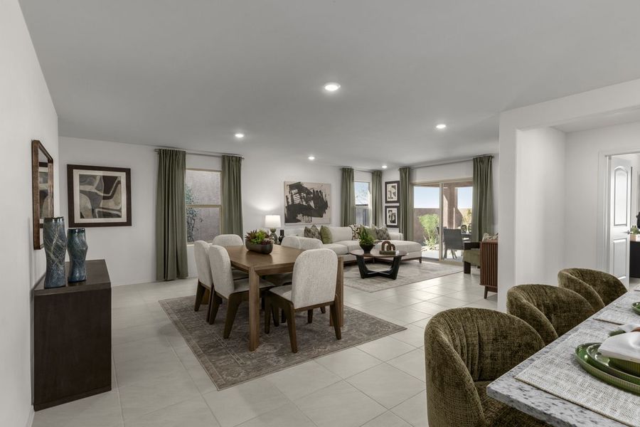 Representative furnished interior of a home built from the 1465 Modeled by KB Home in Mandarina Reserve, Marana (Image 7).