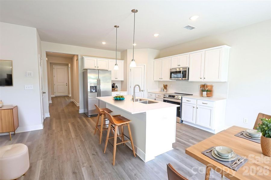 Furnished interior view inside a new home in , Denver (Image 7).