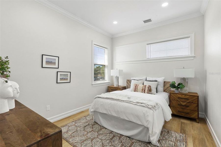 Furnished interior view inside a new home in , St. Petersburg (Image 45).