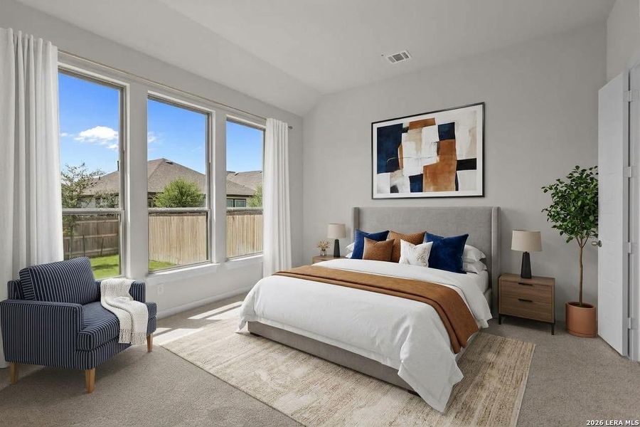 Furnished interior view inside a new home in Davis Ranch, San Antonio (Image 20).