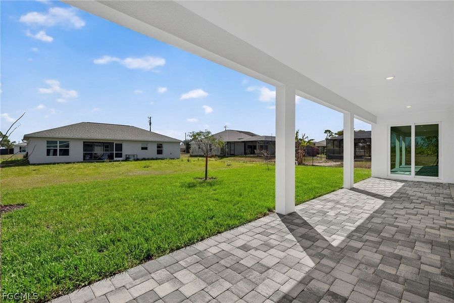 Exterior details and patio area of a home in Cape Coral, Cape Coral (Image 23).