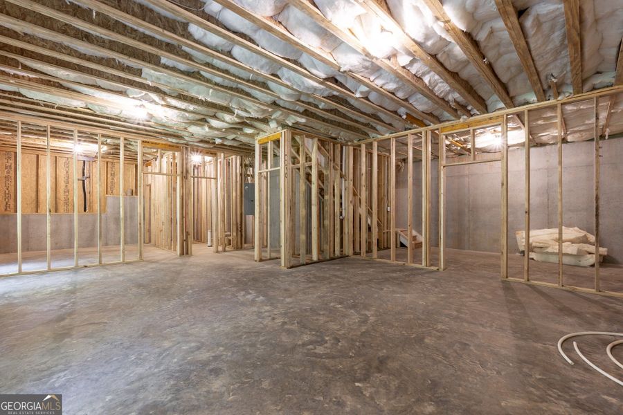 In-progress construction of a new home in Juliette Crossing, Forsyth, GA (Image 107).