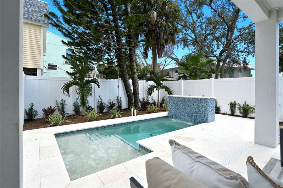 Exterior details and patio area of a home in , Indian Rocks Beach (Image 28).