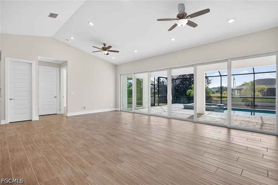 Spacious, unfurnished interior of a new home in Cape Coral, Cape Coral (Image 28). Spacious, unfurnished interior of a new home in Cape Coral, Cape Coral (Image 28).
