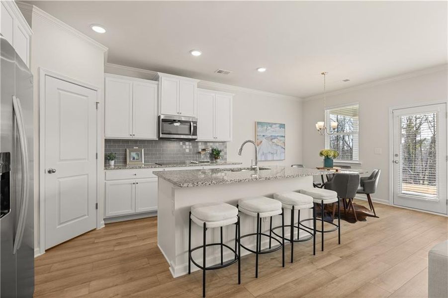 Furnished interior view inside a new home in Alcovy Village, Lawrenceville (Image 58).