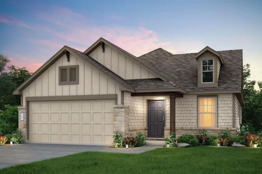 Pulte Homes, Hewitt elevation Z, rendering