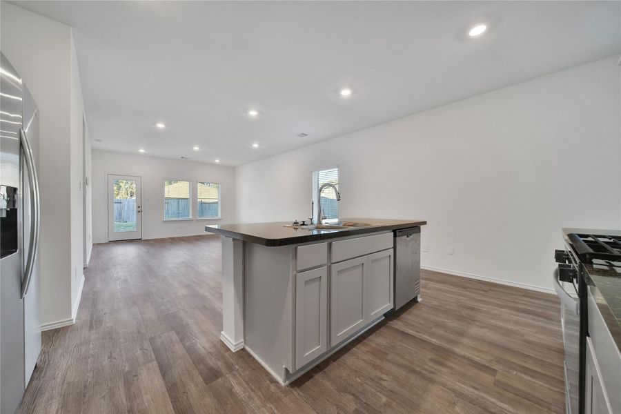 Furnished interior view inside a new home in Breckenridge Forest, Spring (Image 11).