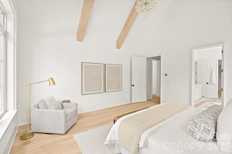 Furnished interior view inside a new home in , Charlotte (Image 17).