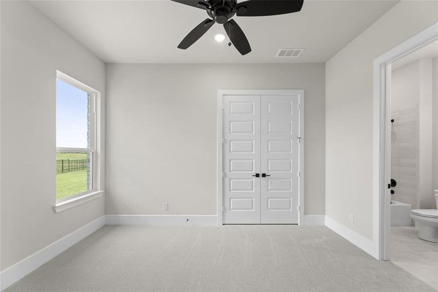 Bedroom 2 with ensuite bathroom