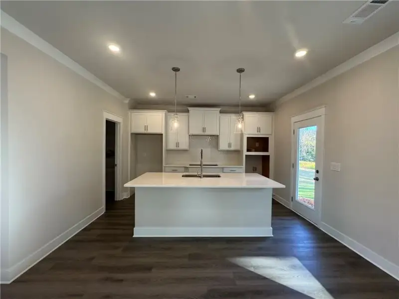 Furnished interior view inside a new home in Rosewood Lake Estates, Hoschton (Image 9).