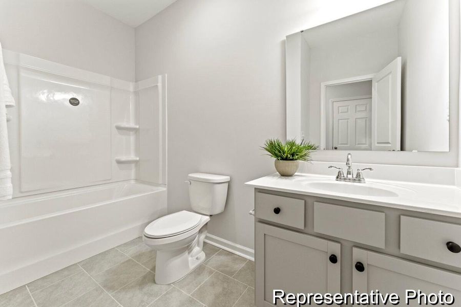 Furnished interior view inside a new home in Homecoming, Ravenel (Image 6).