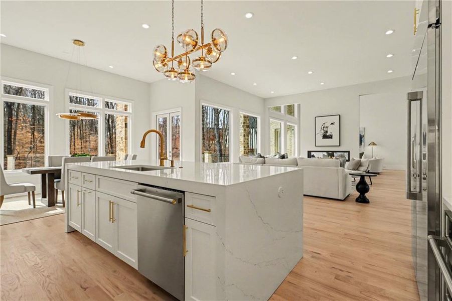 Furnished interior view inside a new home in , Alpharetta (Image 46).