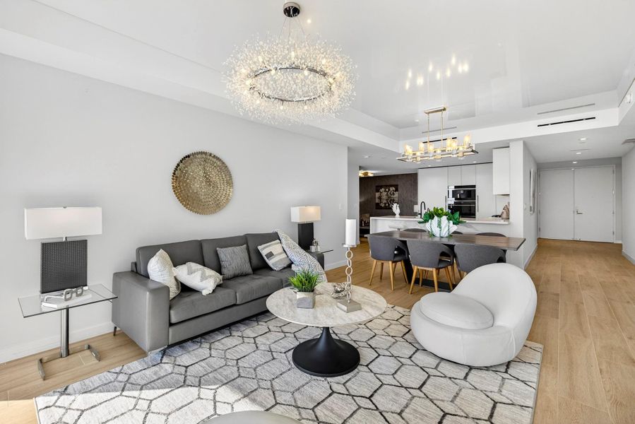 Furnished interior view inside a new home in , Pompano Beach (Image 36).