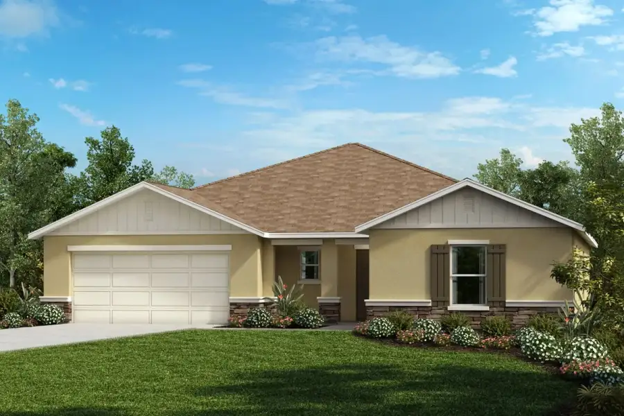 Exterior G with optional stone Exterior G with optional stone
