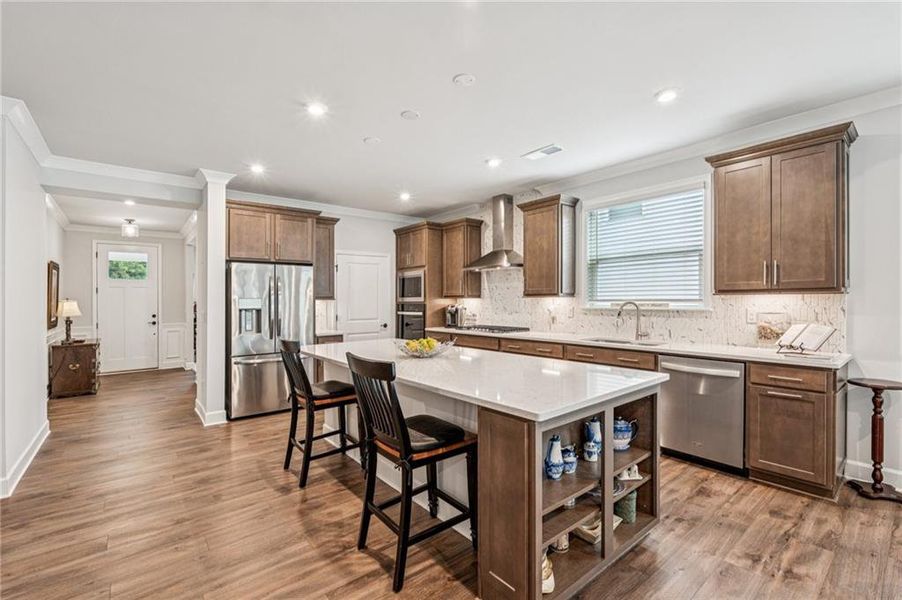 Furnished interior view inside a new home in Lakecrest, Buford (Image 5).