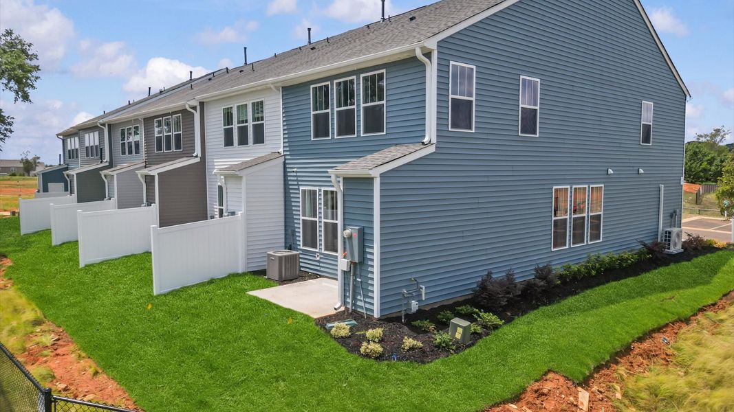 Front exterior of a new home in Saluda Crossing, Piedmont, SC, highlighting curb appeal (Image 20).