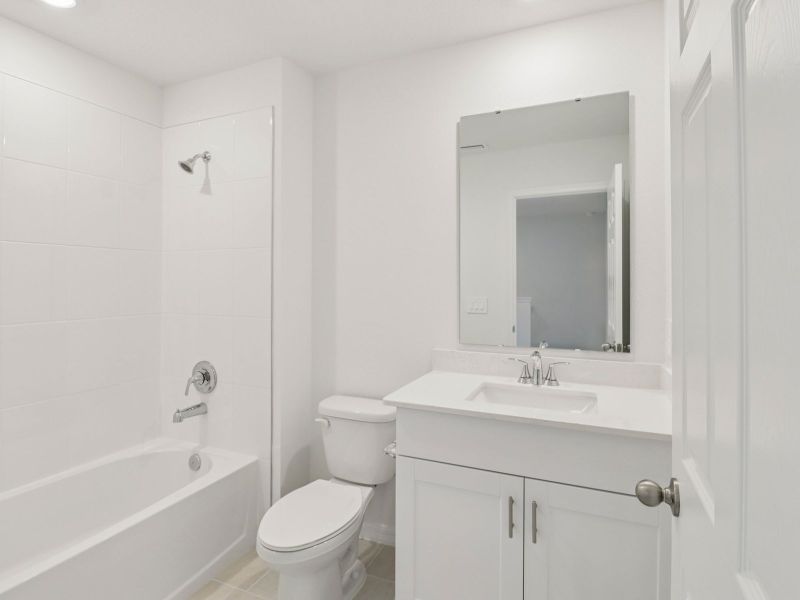 Furnished interior view inside a new home in Cagan Crossings West, Clermont (Image 6). Furnished interior view inside a new home in Cagan Crossings West, Clermont (Image 6).