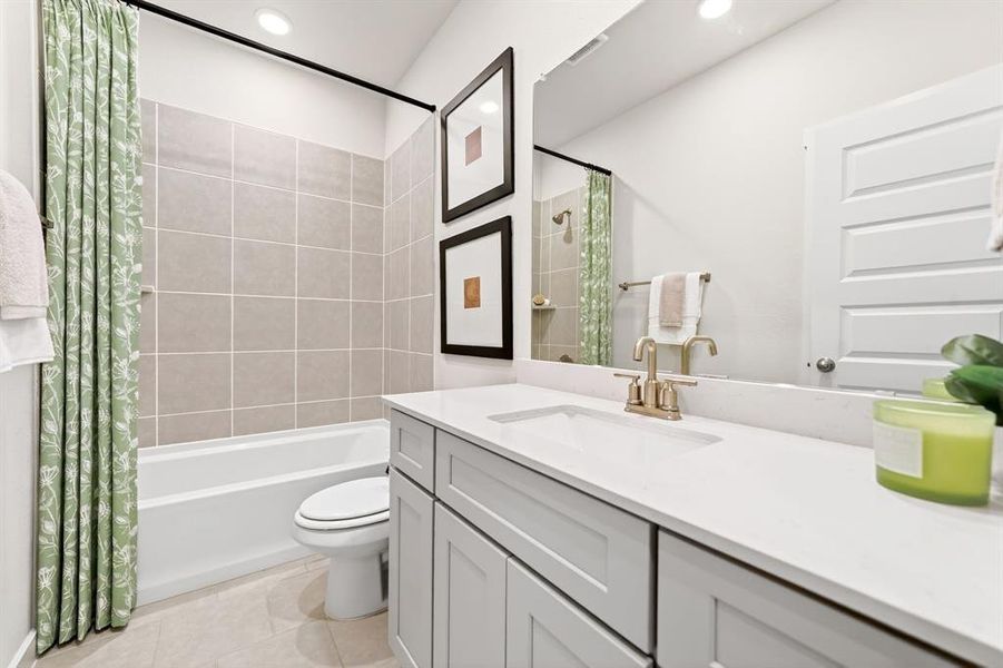 Furnished interior view inside a new home in Parks at Foster Crossing, Anna (Image 23).