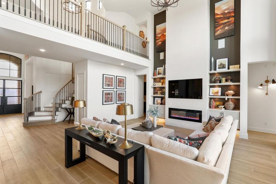 Monterey Model Home Family Room.
