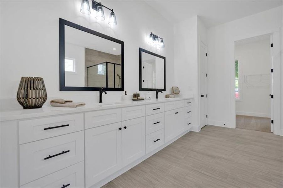 Furnished interior view inside a new home in , Cartersville (Image 9).