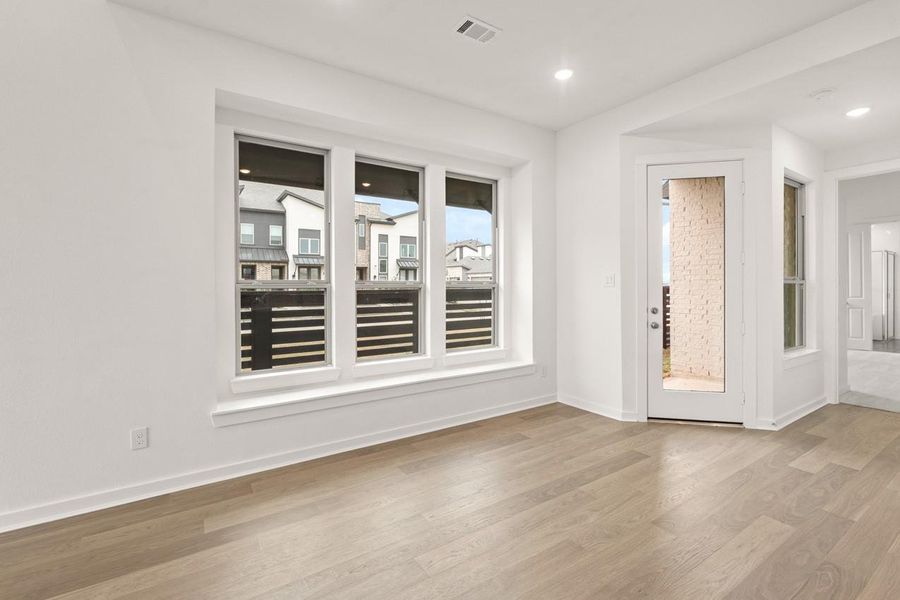 Spacious, unfurnished interior of a new home in Bridgeland, Cypress (Image 16).