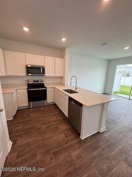 Furnished interior view inside a new home in The Landing, Middleburg (Image 12).
