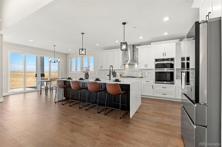 Furnished interior view inside a new home in , Hudson (Image 15).