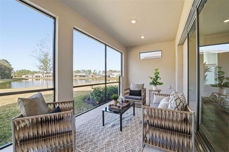 Exterior details and patio area of a home in , Wesley Chapel (Image 19). Exterior details and patio area of a home in , Wesley Chapel (Image 19).