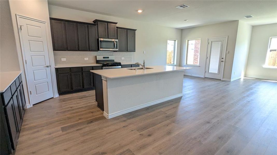 Furnished interior view inside a new home in Trailstone, Caddo Mills (Image 4). Furnished interior view inside a new home in Trailstone, Caddo Mills (Image 4).