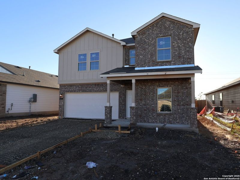 In-progress construction of a new home in Agave, San Antonio, TX (Image 36).