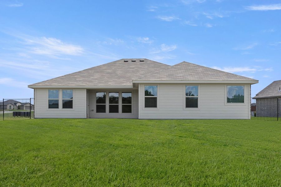 Front exterior of a new home in Mountain Valley Lake, Burleson, TX, highlighting curb appeal (Image 23). Front exterior of a new home in Mountain Valley Lake, Burleson, TX, highlighting curb appeal (Image 23).