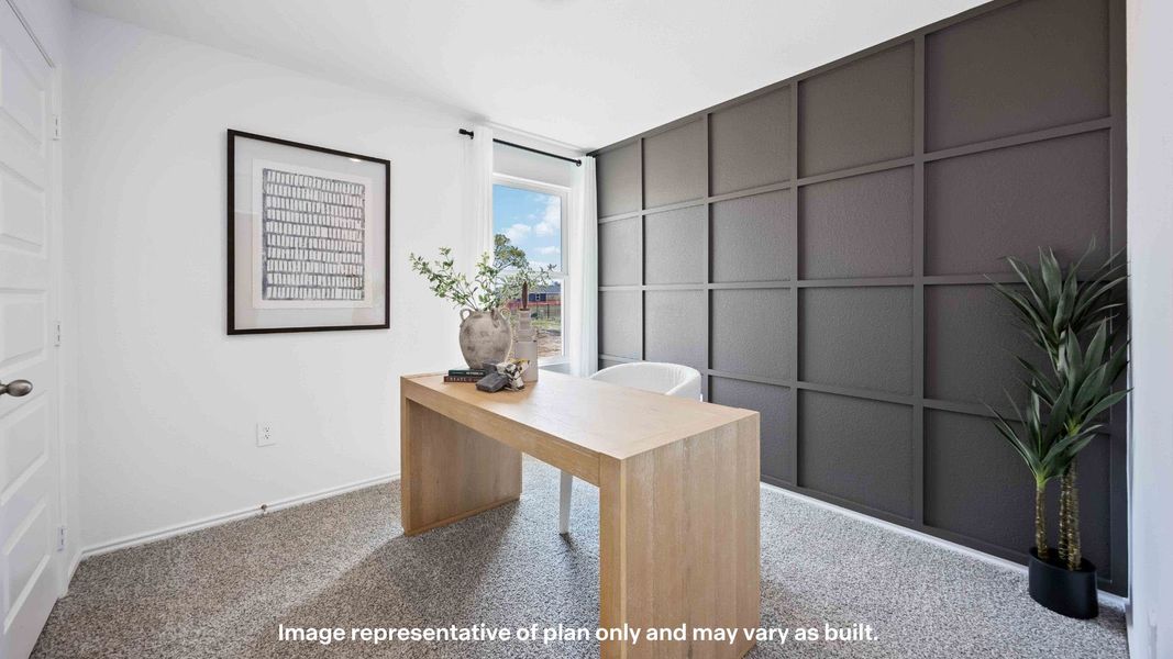 Representative furnished interior of a home built from the Elk by D.R. Horton in Deer Meadows, Odessa (Image 27).