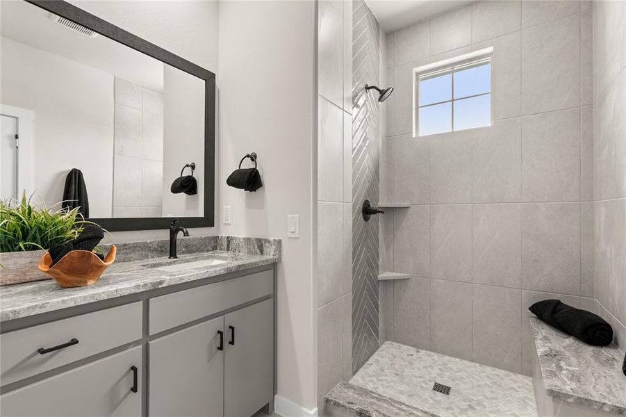 Furnished interior view inside a new home in The Tribute, The Colony (Image 12). Furnished interior view inside a new home in The Tribute, The Colony (Image 12).