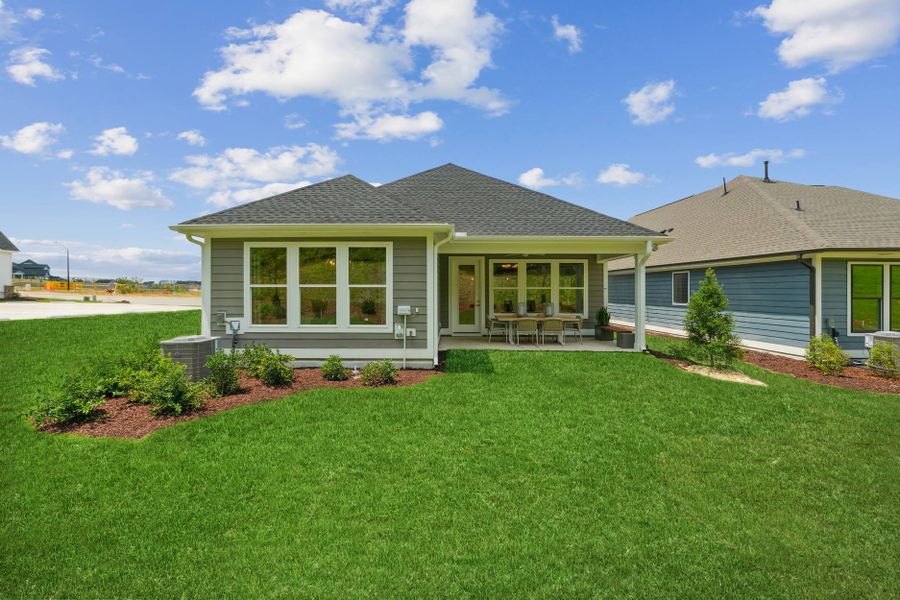 Representative exterior photo of a completed home built from the Oak Haven by Tri Pointe Homes in The Grove Collection at Serenity, Fuquay Varina, NC (Image 2).
