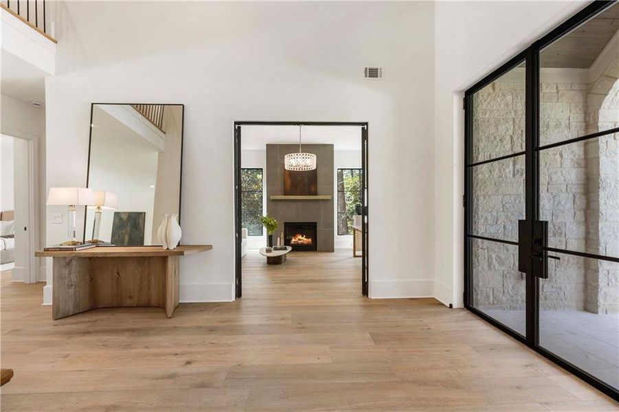 Furnished interior view inside a new home in , Sandy Springs (Image 41).