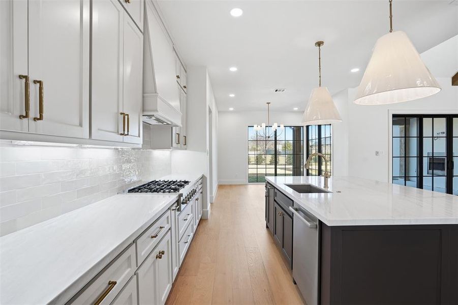 Furnished interior view inside a new home in , Fort Worth (Image 6).