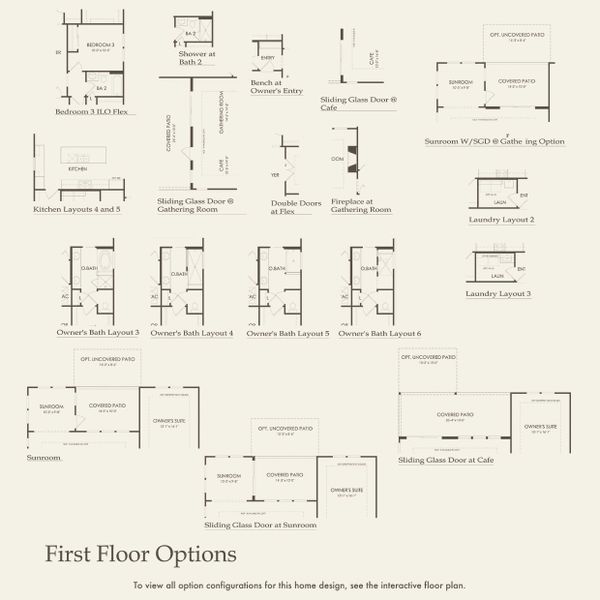 2D floor plan layout for the Palmary by Del Webb in Del Webb Southern Harmony, Murfreesboro, TN (Image 5).