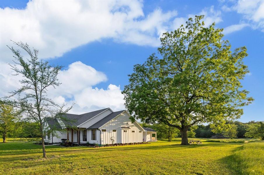 Exterior details and patio area of a home in , Ladonia (Image 28). Exterior details and patio area of a home in , Ladonia (Image 28).