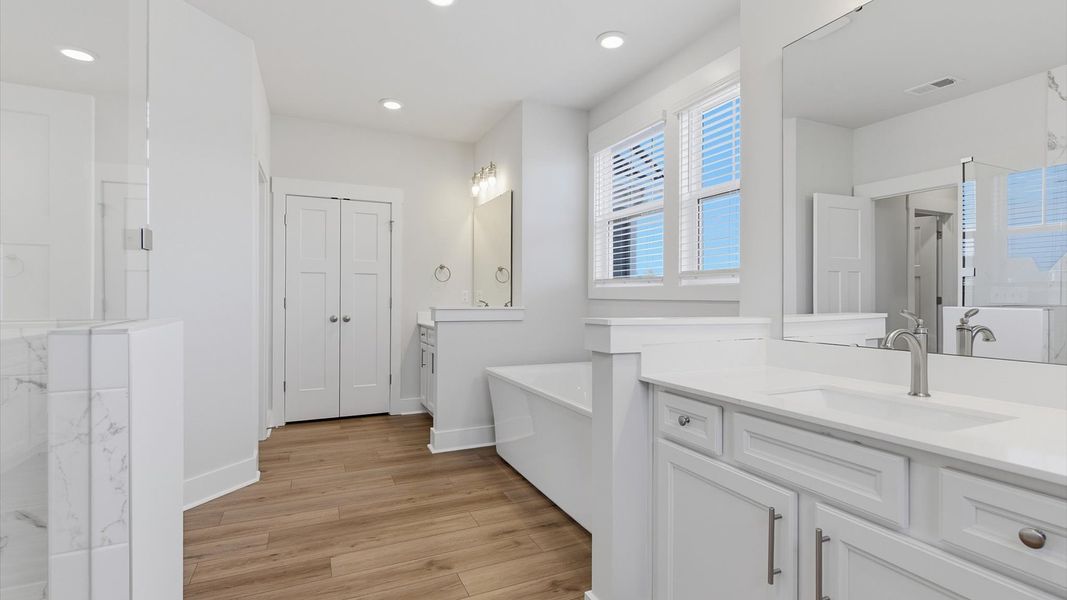 Furnished interior view inside a new home in Kayfield at Midway, Anderson (Image 27).