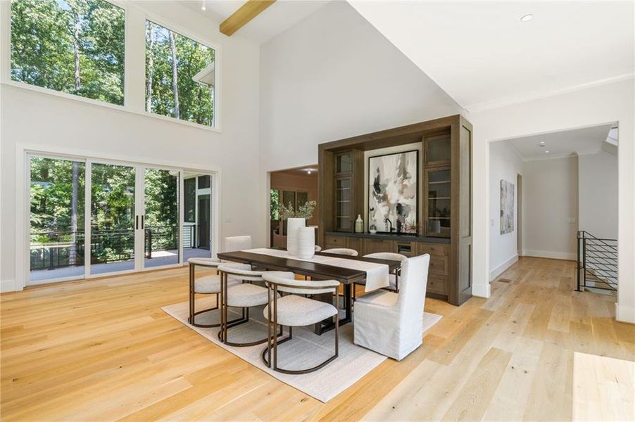 Furnished interior view inside a new home in , Atlanta (Image 43). Furnished interior view inside a new home in , Atlanta (Image 43).