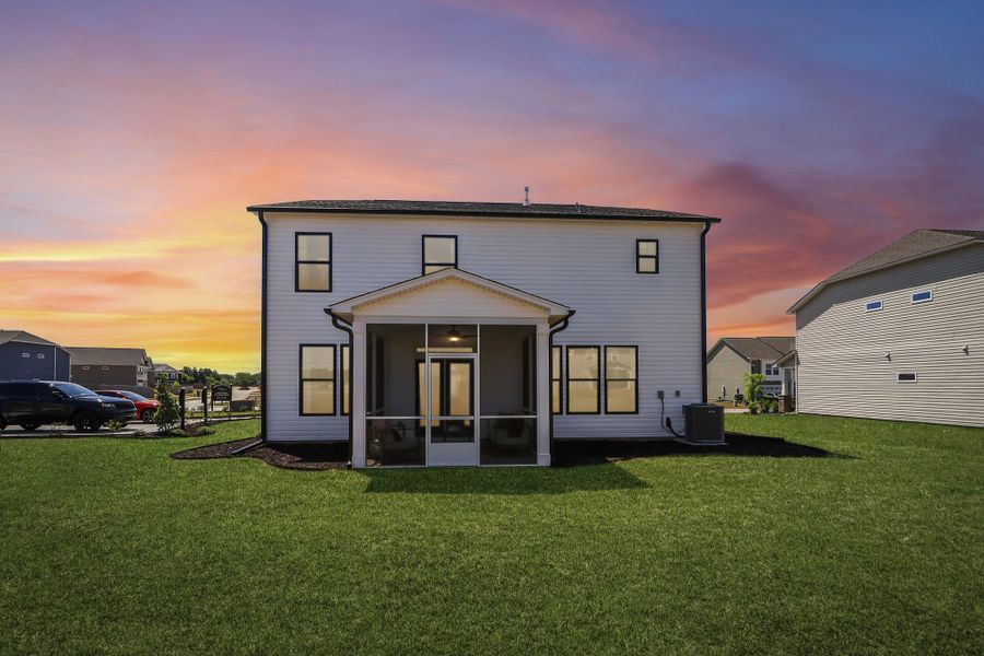 Representative exterior details of a home built from the Bradley II by Great Southern Homes in Sedona, Greenville (Image 55).