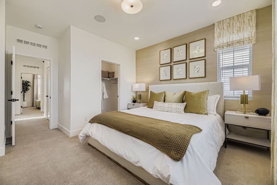 Representative furnished interior of a home built from the Apex Two by Brookfield Residential in Uplands, Westminster (Image 12).