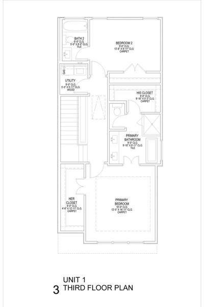 2D floor plan layout of this home in , Houston, TX (Image 7).