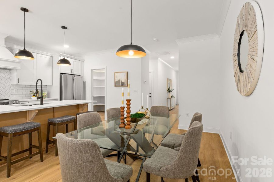 Furnished interior view inside a new home in , Charlotte (Image 7).