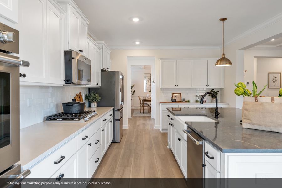 Furnished interior view inside a new home in Foxhall Landing, Easley (Image 12). Furnished interior view inside a new home in Foxhall Landing, Easley (Image 12).
