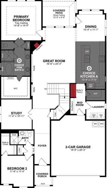 Beazer Homes Spiritas Ranch Summerfield plan