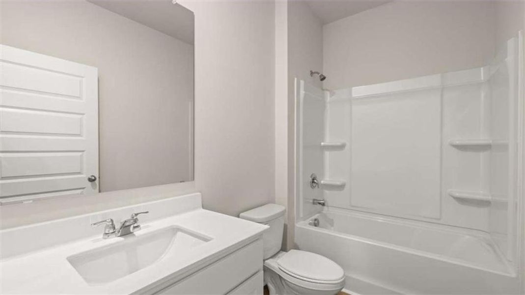 Furnished interior view inside a new home in Oakchase at Hampton, Hampton (Image 10). Furnished interior view inside a new home in Oakchase at Hampton, Hampton (Image 10).