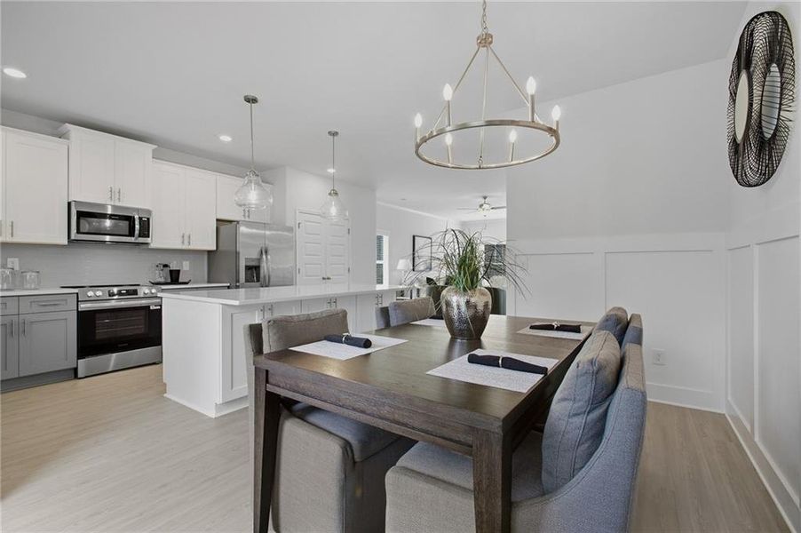 Furnished interior view inside a new home in , Mableton (Image 11).